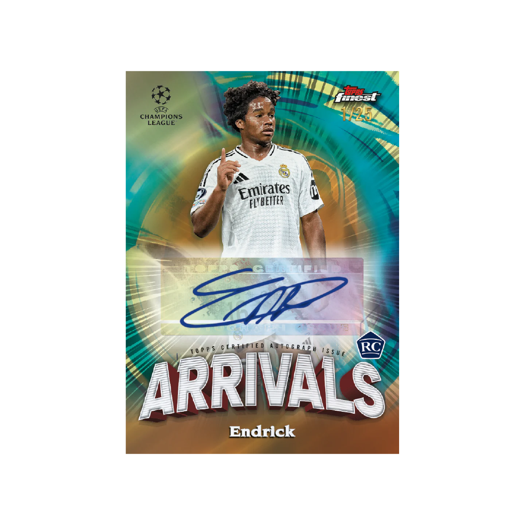 Topps Finest UEFA Club Competitions Hobby Box 2024/25