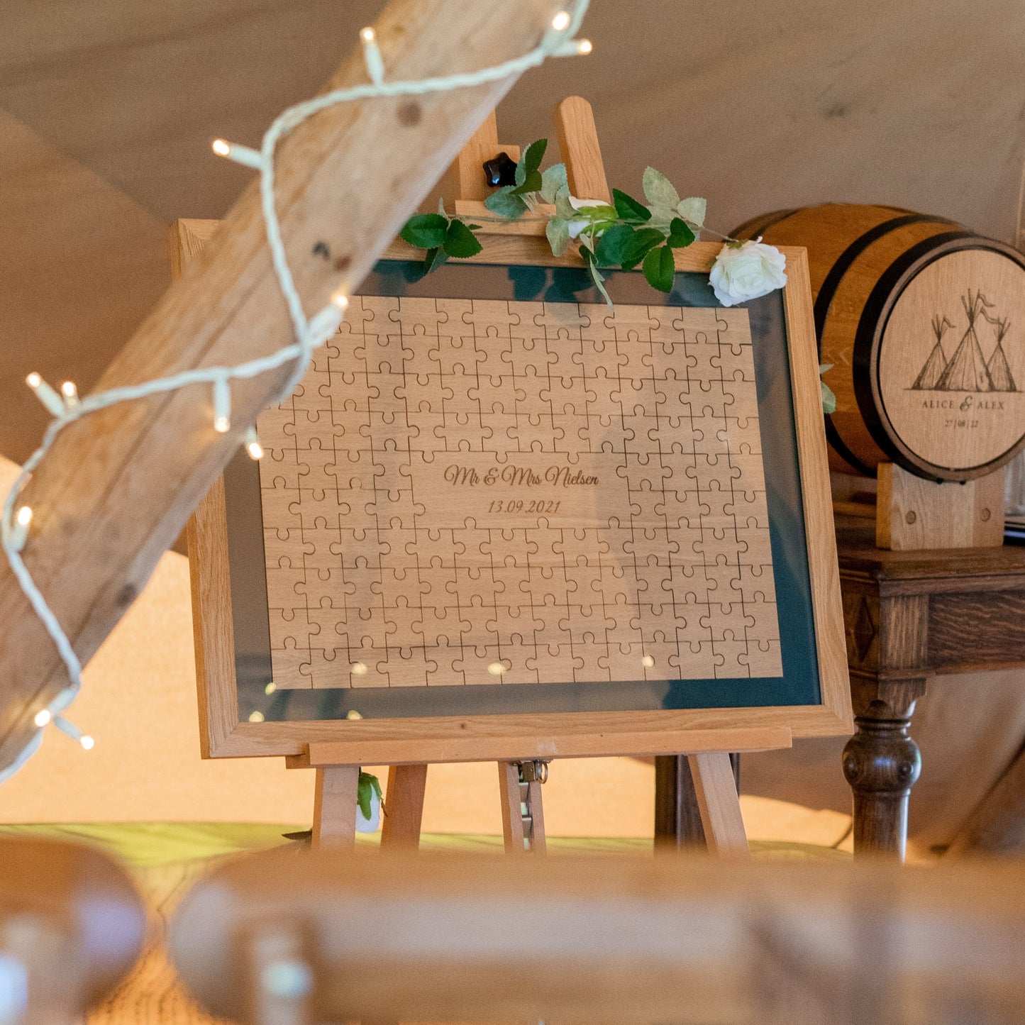 Jigsaw Guest Book Frame Frame Guest