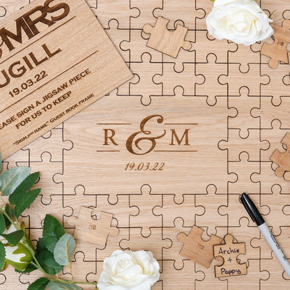 Jigsaw Guest Book Frame Frame Guest