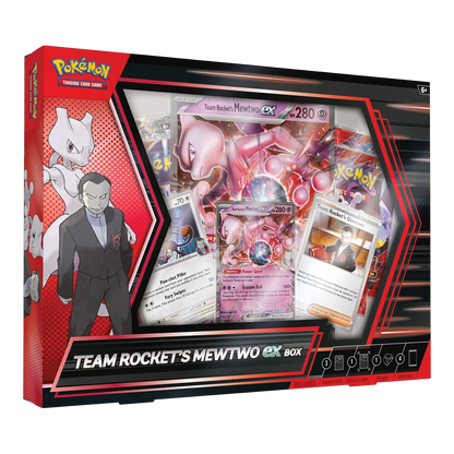 Pokémon TCG: Team Rocket's Mewtwo ex Box