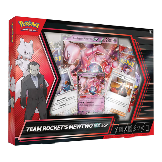 Pokémon TCG: Team Rocket's Mewtwo ex Box