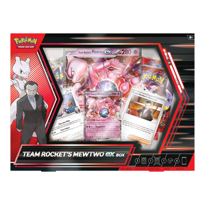 Pokémon TCG: Team Rocket's Mewtwo ex Box