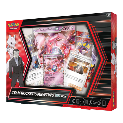 Pokémon TCG: Team Rocket's Mewtwo ex Box