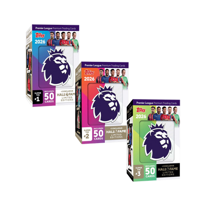 Topps Premier League 2025/26 Hall of Fame Super Tin Number 1