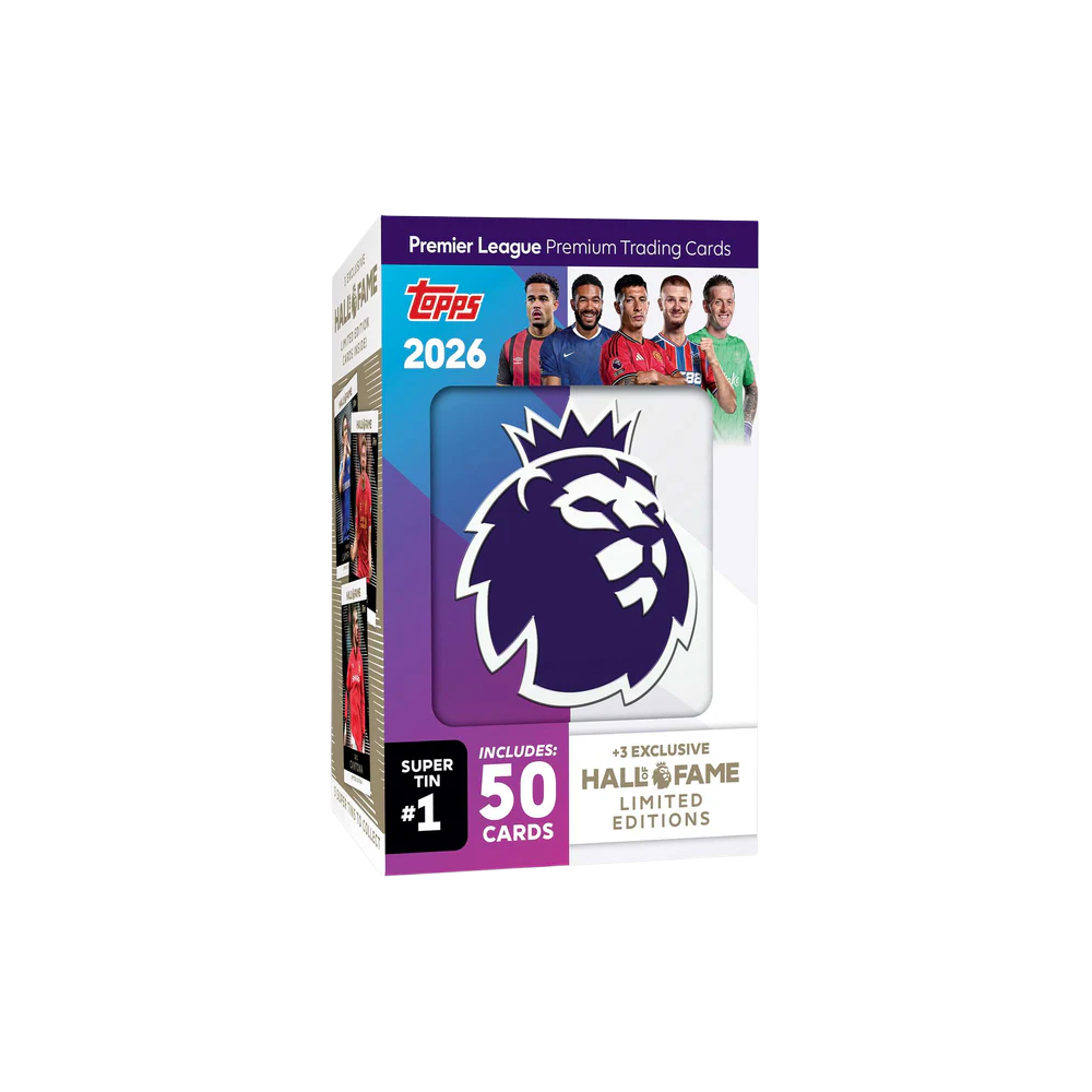 Topps Premier League 2025/26 Hall of Fame Super Tin Number 1