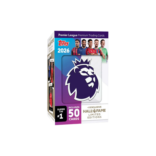 Topps Premier League 2025/26 Hall of Fame Super Tin Number 1