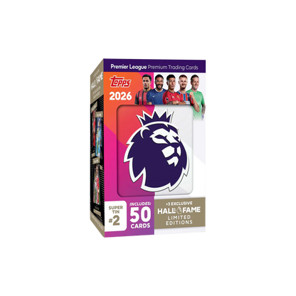 Topps Premier League 2025/26 Hall of Fame Super Tin Number 2