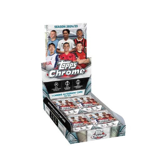 Topps Chrome UEFA Club Competitions UCC 2024-25 Hobby Box