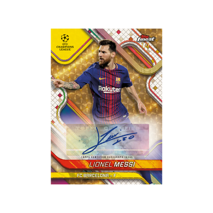 Topps Finest UEFA Club Competitions Hobby Box 2024/25