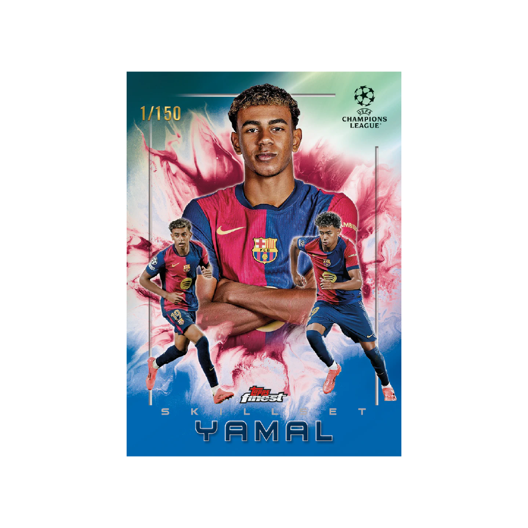 Topps Finest UEFA Club Competitions Hobby Box 2024/25