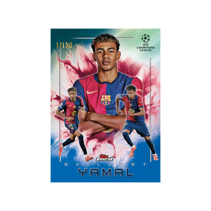 Topps Finest UEFA Club Competitions Hobby Box 2024/25