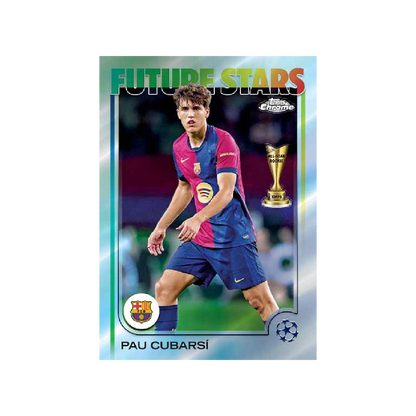 Topps Chrome UEFA Club Competitions UCC 2024-25 Jumbo Box