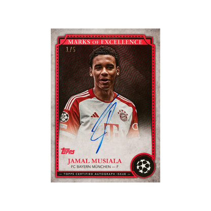 Topps Chrome UEFA Club Competitions UCC 2024-25 Jumbo Box