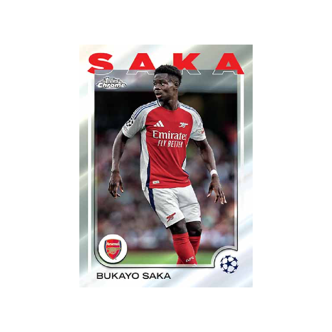 Topps Chrome UEFA Club Competitions UCC 2024-25 Jumbo Box