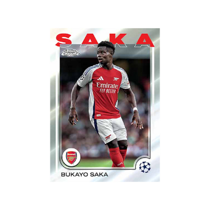 Topps Chrome UEFA Club Competitions UCC 2024-25 Jumbo Box