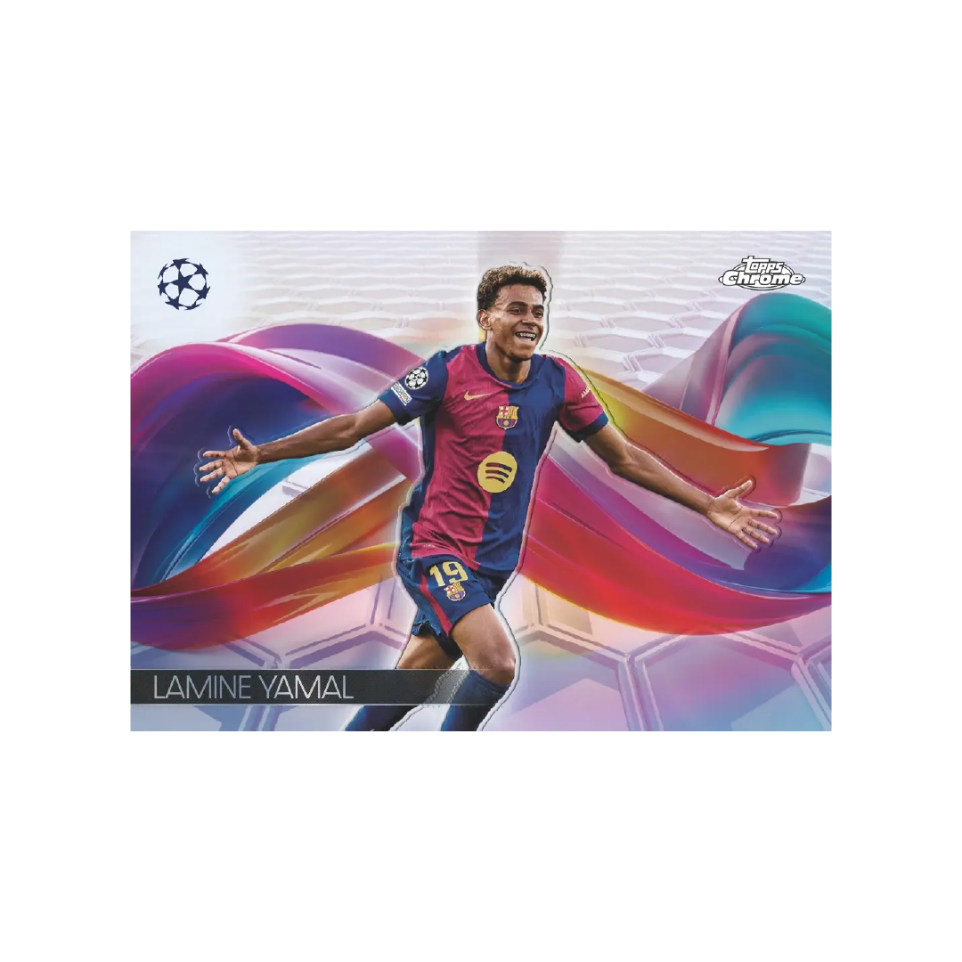 Topps Chrome UEFA Club Competitions UCC 2024-25 Hobby Box
