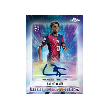 Topps Chrome UEFA Club Competitions UCC 2024-25 Jumbo Box