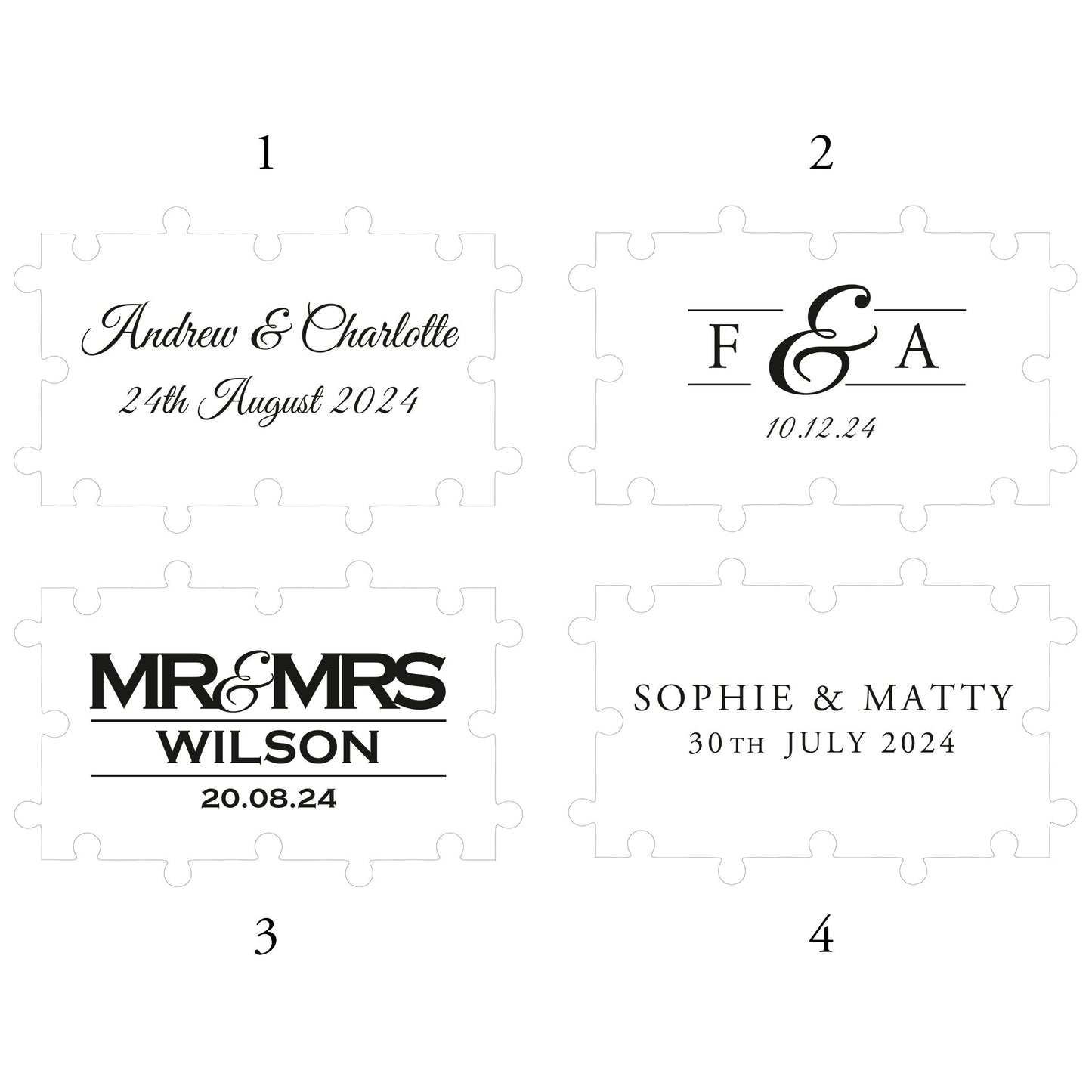 Jigsaw Guest Book Frame Frame Guest