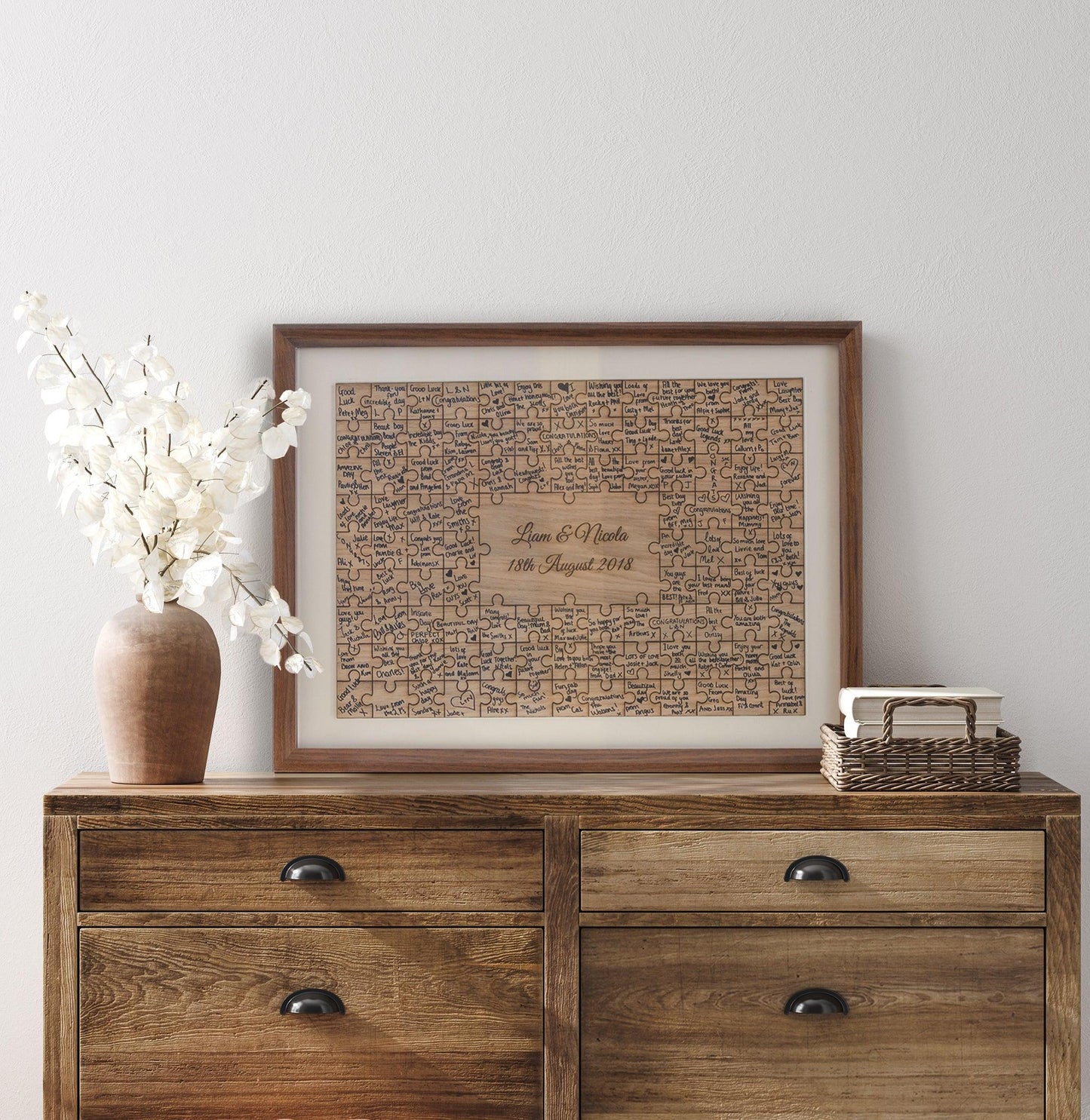 Jigsaw Guest Book Frame Frame Guest