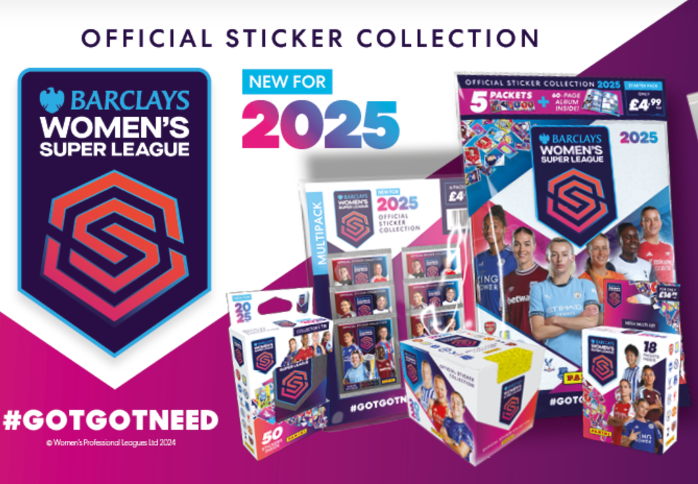 Barclays Women'S Super League Official Sticker Collection 2025 Le