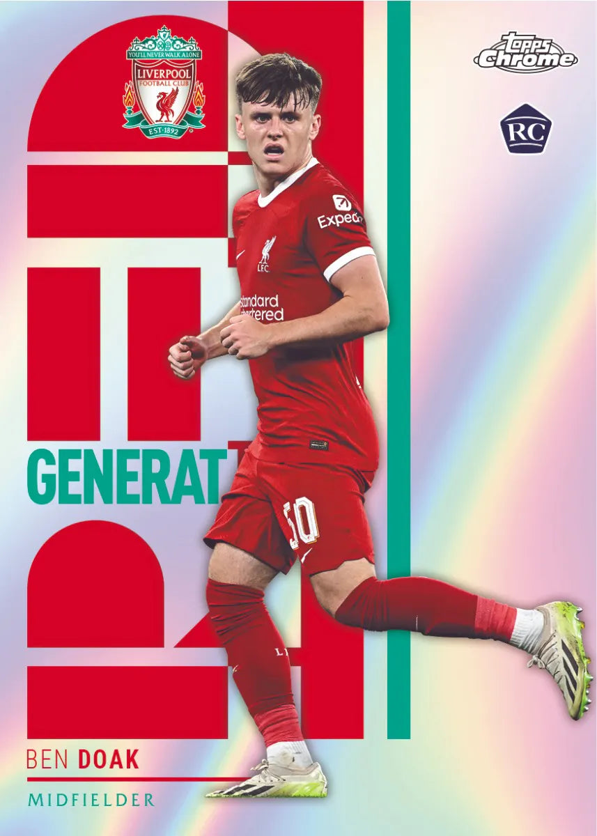 Topps Chrome Liverpool FC Hobby Box 23/24