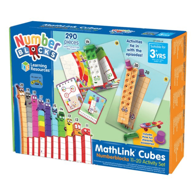 Learning Resources - Numberblocks - Mathlink Cubes - 11-20 Activi