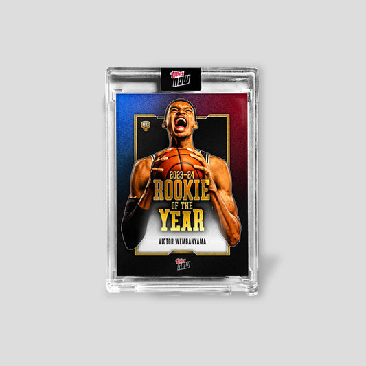 2023-24 Topps Now® Basketball Victor Wembanyama ROTY Single Card